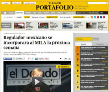 Peru Capital Markets Day - Castilla: Regulador mexicano se incorporará al MILA la próxima semana