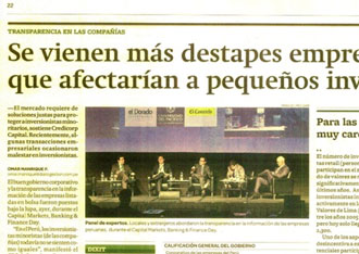 Peru Capital Markets Day 2014 - AFP: Castilla admite que puede mejorarse el Sistema Privado de Pensiones